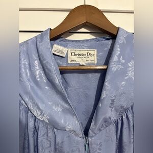 Vintage Christian Dior Light Purple Floral Loungewear